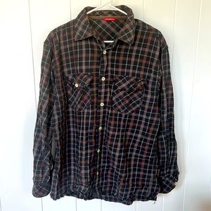 Distressed Western Plaid Flannel - Unionbay